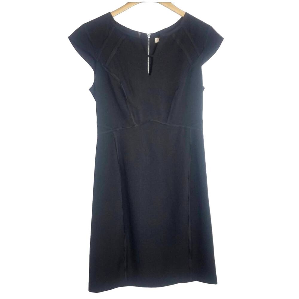 Little Black Dress Ribbon & Zipper Key Hole 4 Rebecca Taylor